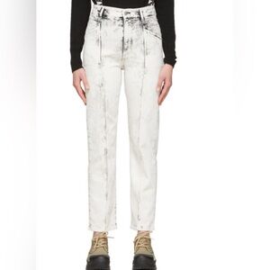 Stella McCartney Acid Washed Boot Cut Jeans